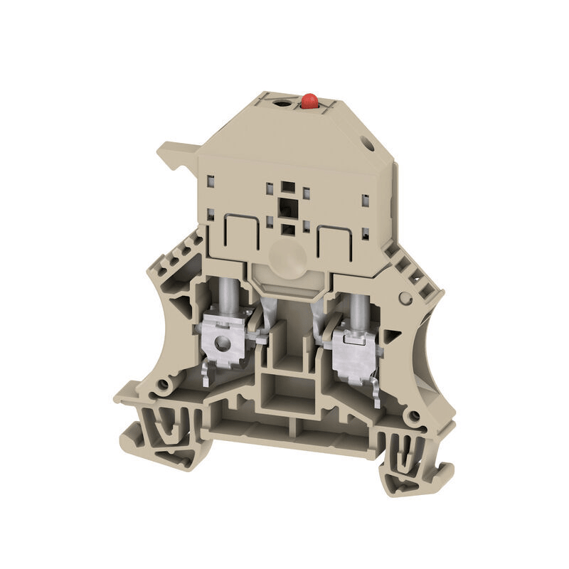 Weidmuller 1012400000 WSI 6/LD 250AC Fuse terminal 6 mm² 6.3 A 250 V, dark beige