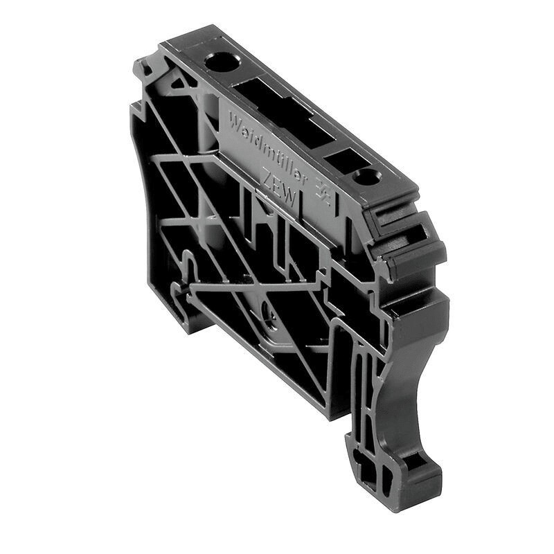Weidmuller 1162610000 ZEW 35/2 SW End bracket TS 35 V-2 100°C, black