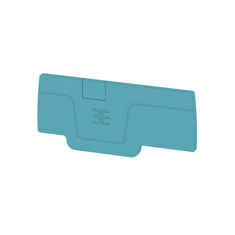 Weidmuller 1521520000 AEP 3C 2.5 BL End plate (terminals) 64.15 mm x 2.1 mm, blue