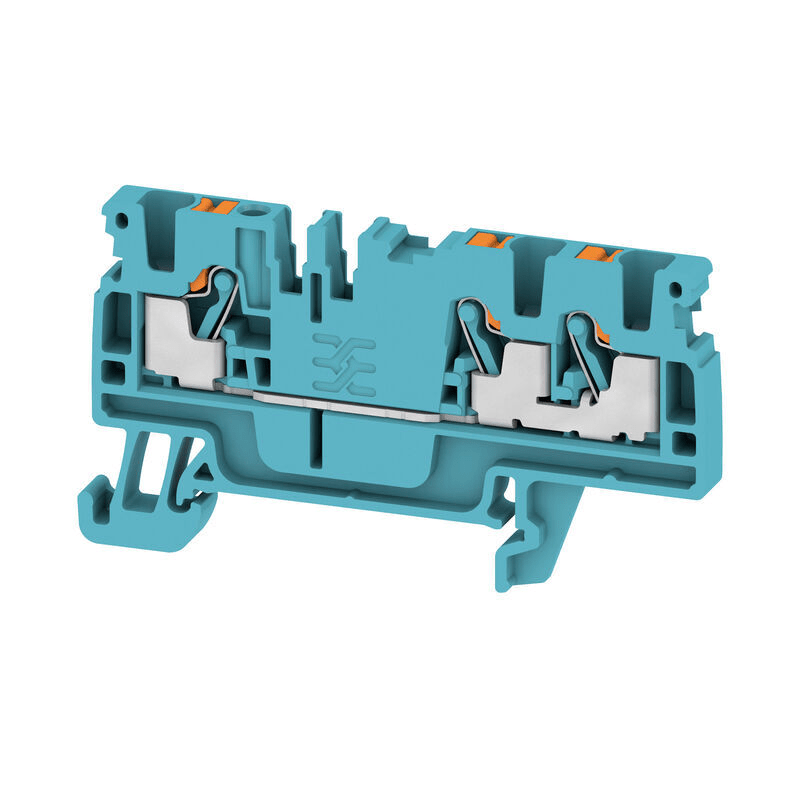 Weidmuller 1521780000 A3C 2.5 BL PUSH IN Feed-through terminal 2.5 mm² 800 V 24 A, blue