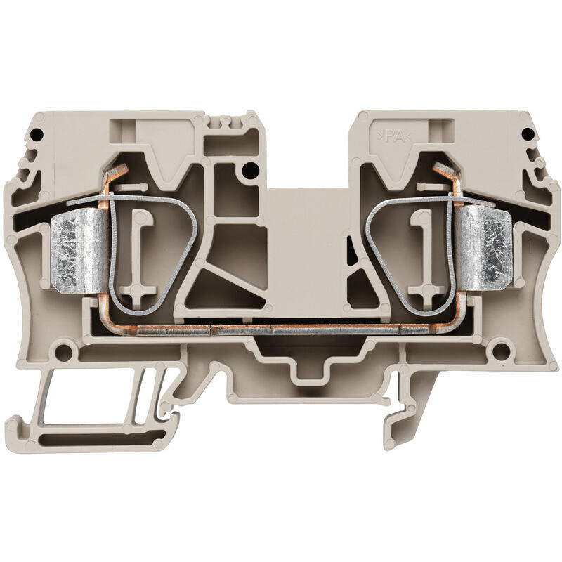 Weidmuller 1745230000 ZDU 16 Feed-through terminal 16mm² 1000V 76A, dark beige