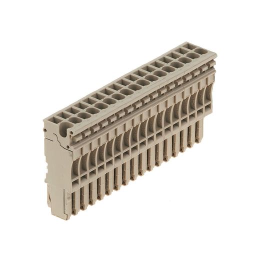Weidmüller 1815180000 ZP 2.5/1AN/17 Plug - in Connector 17 - Pole 0.5–2.5mm² 24A 500V - Gabby Electric