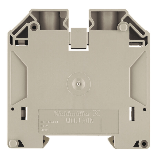 Weidmuller 1820840000 WDU 50N Feed-through terminal 50mm² 1000V 150A, dark beige