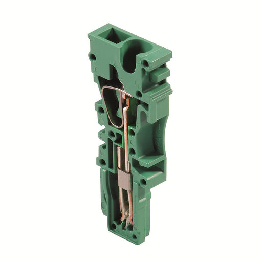 Weidmüller 1875180000 ZP 2.5/1AN GN Plug, 2.5mm² 24A, Green - Gabby Electric