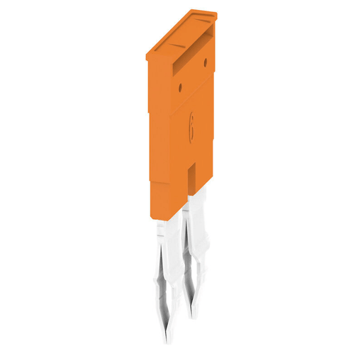Weidmuller 1985740000 ZQV 6N/2 Cross-connector (terminal) 41 A, Insulated: Yes, Width: 13.7 mm, orange