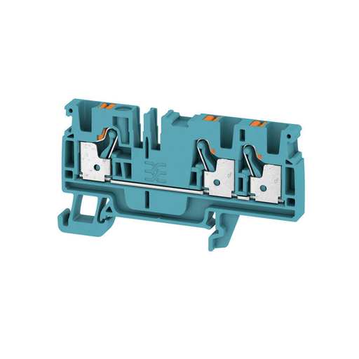 Weidmuller 2051280000 A3C 4 BL Feed-through terminal PUSH IN 4mm² 800V 32A, blue