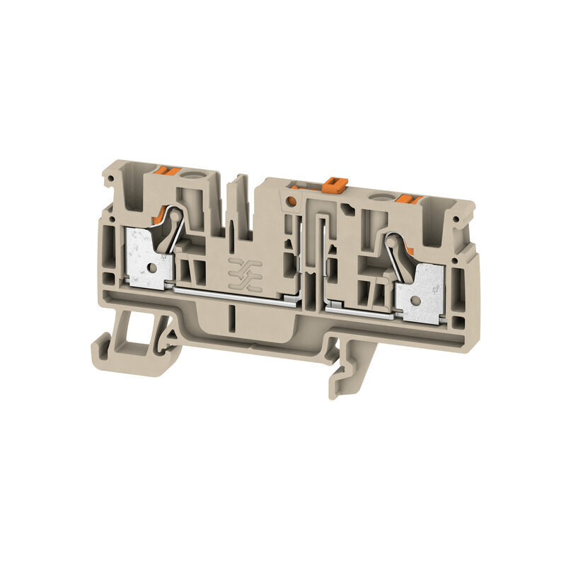Weidmuller 2429850000 ADT 4 2C PUSH IN Test-disconnect terminal 4 mm² 500 V 20 A, dark beige