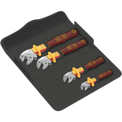Wera 05020170001 6004 Joker VDE 4 Set 1 Self-Setting Spanner Set 1000V 4pcs