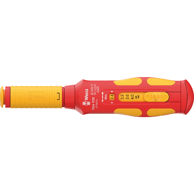 Wera 05075876001 7516 VDE Kraftform Safe-Torque Speed Torque Screwdriver 2.4-4.0 Nm