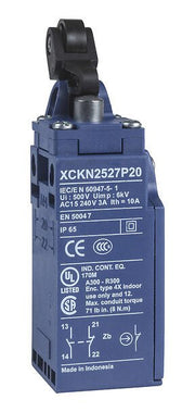 XCKN2127P20 Schneider Electric Limit switch 1NO+1NC with roller lever plung, M20