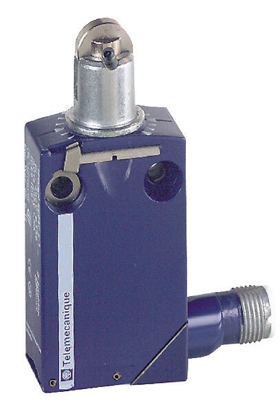 XCMD2102C12 Telemecanique XCMD Limit Switch, Steel Roller Plunger, 1NC+1NO, Snap, M12 - Gabby Electric