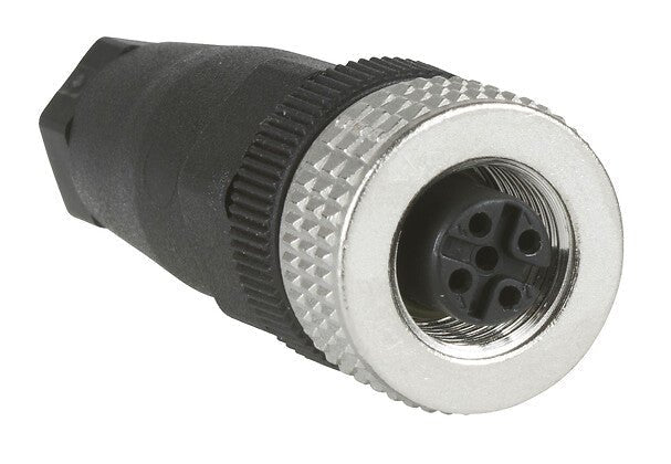 XZCC12FDM40B Schneider Electric Sensor Connector Female M12 3A 150VDC - Gabby Electric