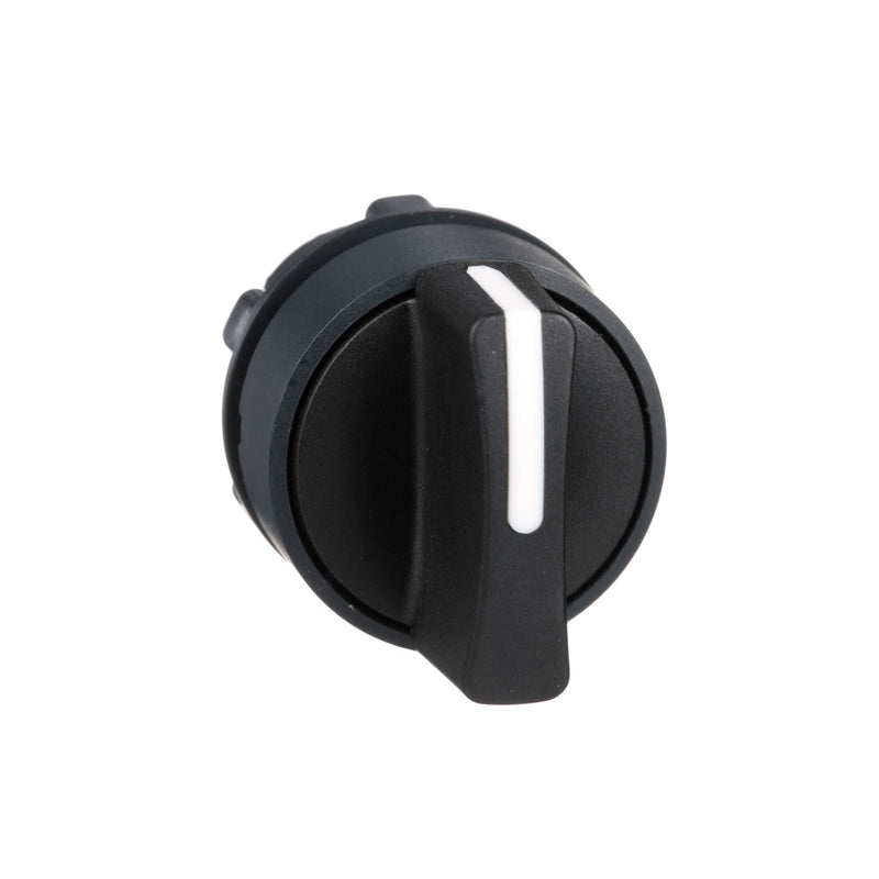 ZB5AD3 Selector switch head, Harmony XB5, plastic, black, 22mm, 3 positions, stay put - Gabby Electric