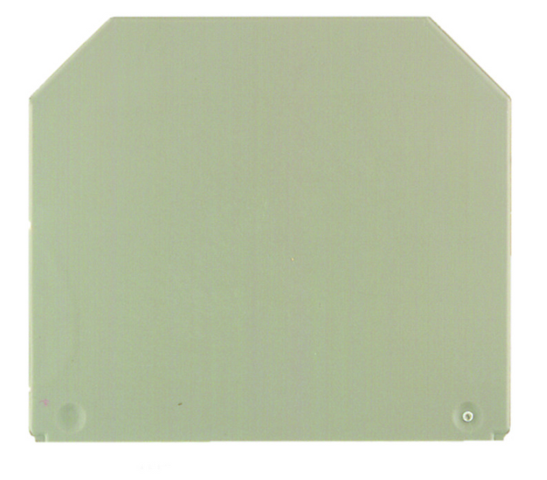 WAP 16+35 WTW 2,5-10 W-Series end plate/partition plate, dark beige