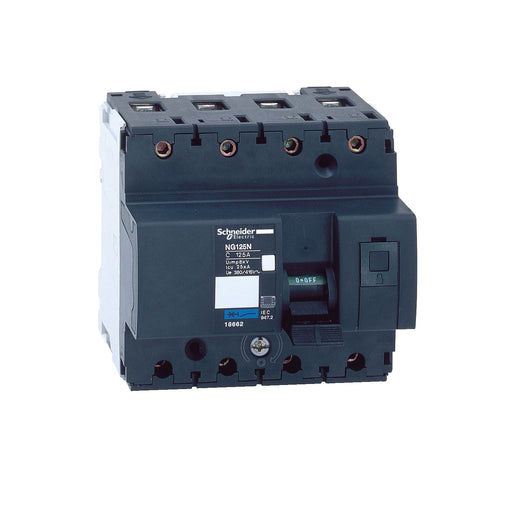 18658 Circuit breaker NG125N, 4P, 80A, C curve, 25kA (IEC/EN 60947 - 2) - Gabby Electric