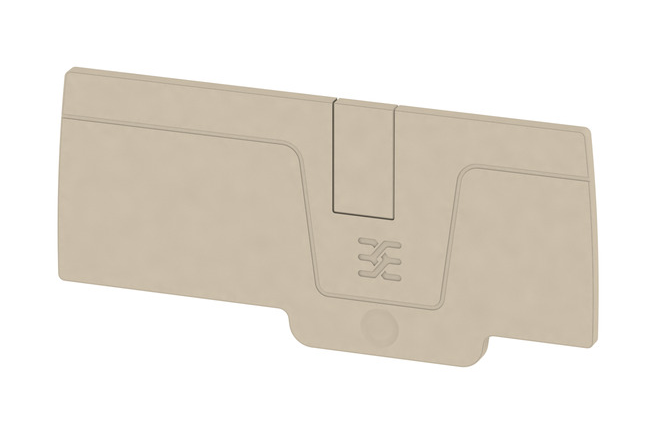 AEP 2C 6 A-series end plate, dark beige