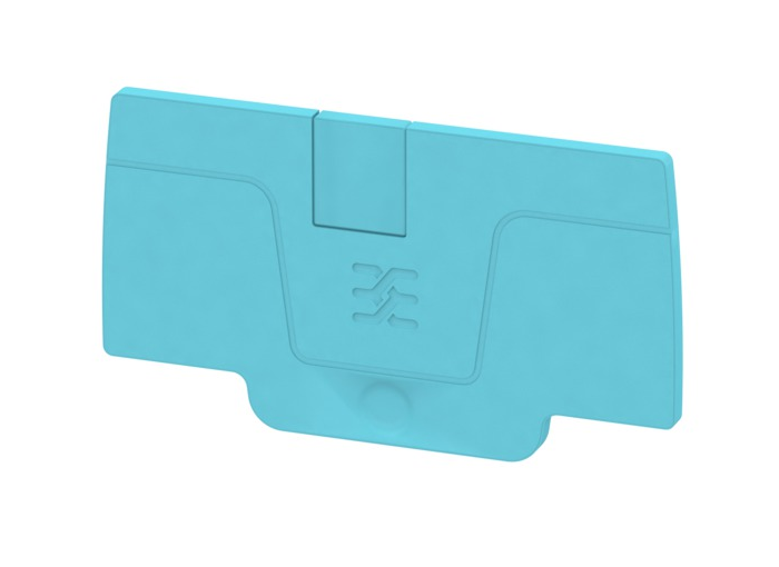 AEP 2C 4 BL A-series end plate, blue