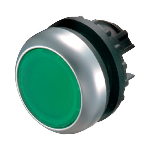 216619 M22-DR-G Pushbutton head Ø22,5mm, maintained, green