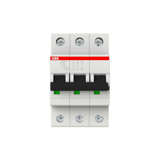 2CDS273001R0324 S203M-C32 Miniature Circuit Breaker - 3P - C - 32 A