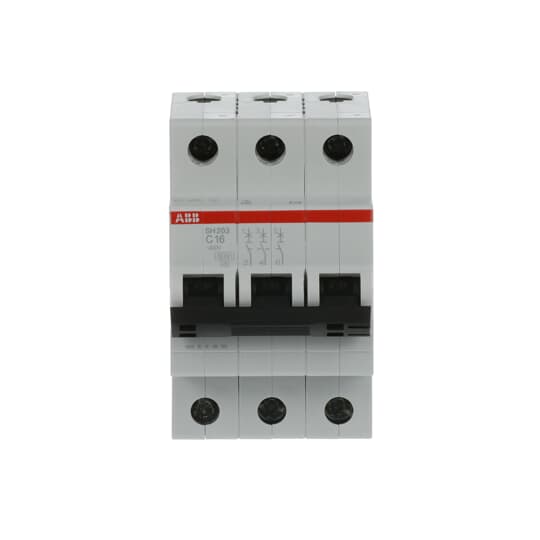 2CDS213001R0164 SH203-C16 Miniature Circuit Breaker - 3P - C - 16 A