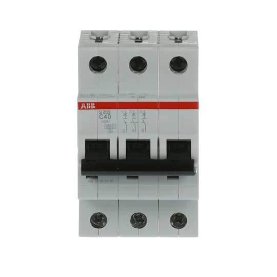 2CDS253001R0404 S203-C40 Miniature Circuit Breaker - 3P - C - 40 A