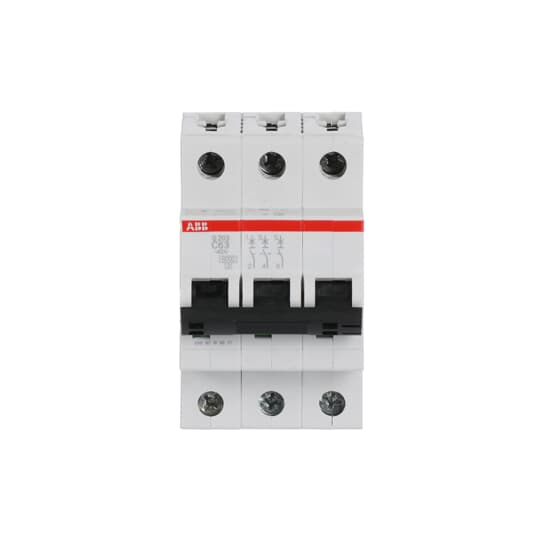2CDS253001R0634 S203-C63 Miniature Circuit Breaker - 3P - C - 63 A