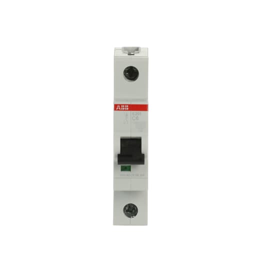 2CDS251001R0064 S201-C6 Miniature Circuit Breaker - 1P - C - 6 A