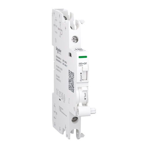 A9A26919 Auxiliary contact, Acti9 A9A, iSD+OF, 2 C/O, 2mA to 100mA, 24VAC to 250VAC, 24VDC to 220VDC, top and bottom connection - Gabby Electric