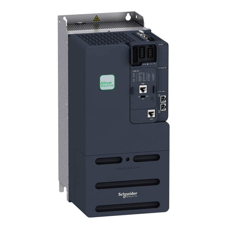 ATV340D22N4E Variable speed drive, Altivar Machine ATV340, 22 kW Heavy Duty, 400 V, 3 phases, Ethernet - Gabby Electric