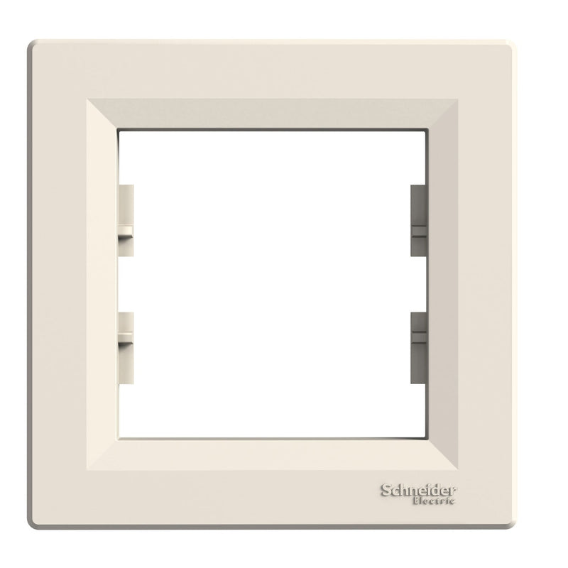 EPH5800123 Asfora - 1 - gang frame - cream - Gabby Electric