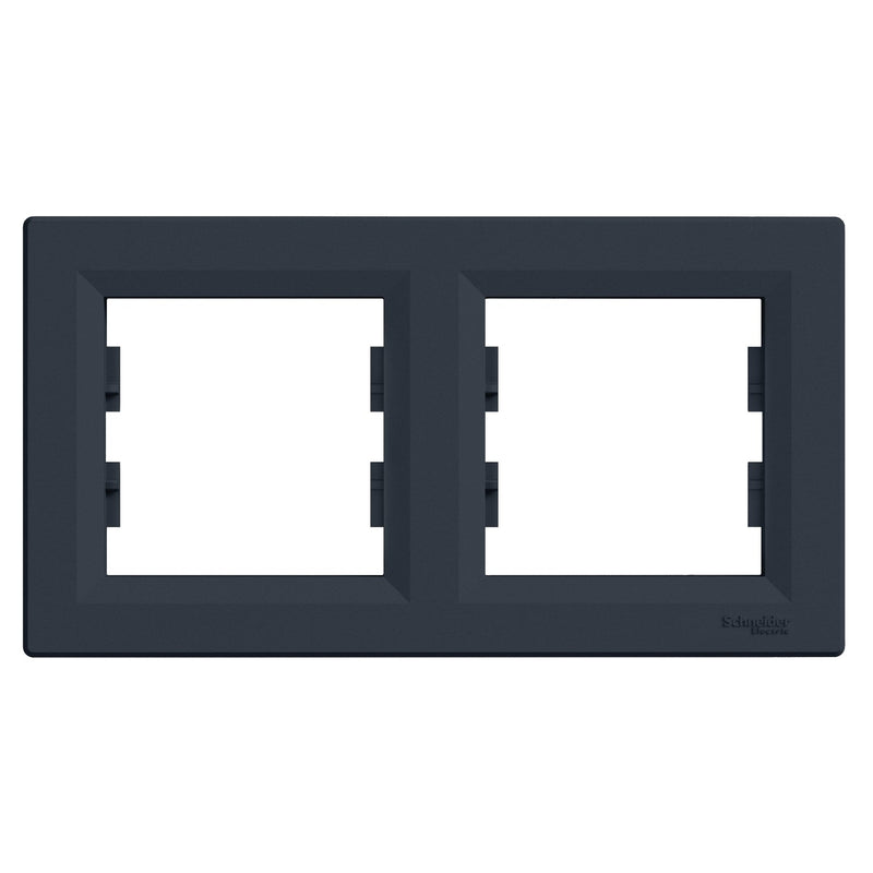 EPH5800271 Horizontal 2 - gang frame, anthracite - Gabby Electric