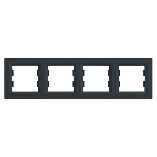 EPH5800471 Horizontal 4 - gang frame, anthracite - Gabby Electric