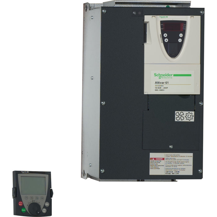 ATV61HD18Y variable speed drive ATV61 - 18.5kW / 690V - 20HP / 575V - IP20