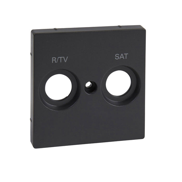 MTN299214 Cover plate, Merten System M, for R/TV+SAT socket, anthracite