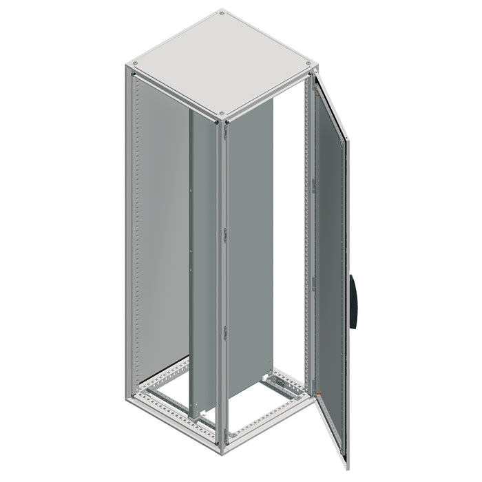 NSYSF22660P Spacial SF enclosure with mounting plate - assembled - 2200x600x600 mm