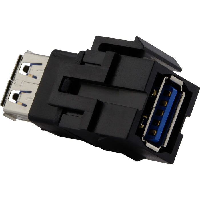 MTN4582-0001 USB 3.0 Connector jack, Merten, Keystone, black