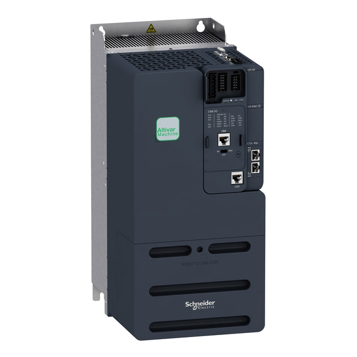 ATV340D18N4E Variable speed drive, Altivar Machine ATV340, 18 kW Heavy Duty, 400 V, 3 phases, Ethernet