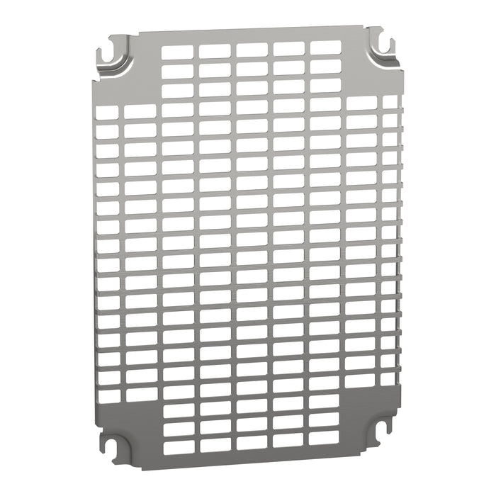 NSYMR43 Monobloc perforated plates , H400xW300mm with universal perforations 11x26mm