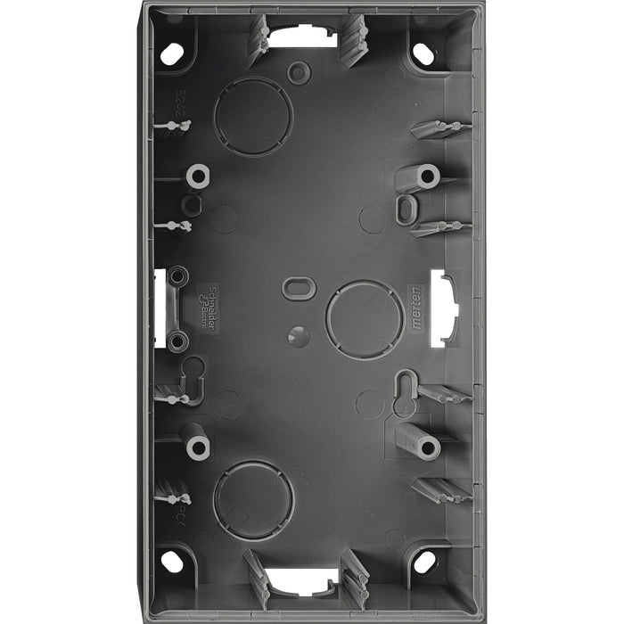 MTN524214 Surface-mounted housing, 2-gang, anthracite, M-Elegance