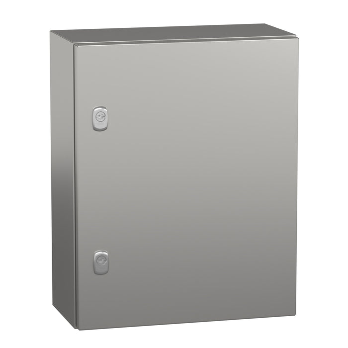 NSYS3X5420 Wall mounted enclosure, Spacial S3X, stainless steel 304L, plain door, 500x400x200mm, IP66