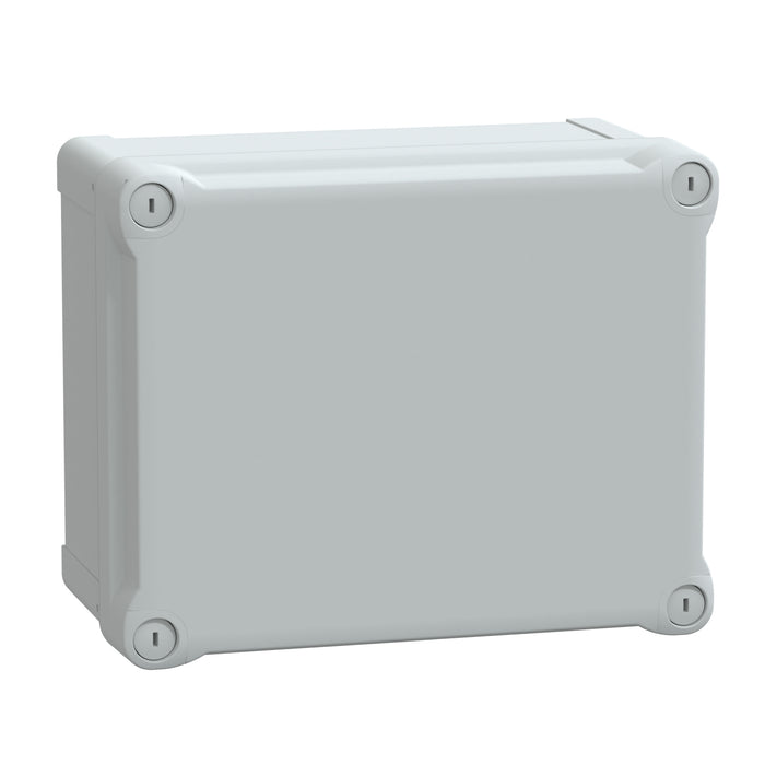 NSYTBS241912H ABS box IP66 IK07 RAL7035 Int.H225W175D120 Ext.H241W194D127 Opaque cover H40