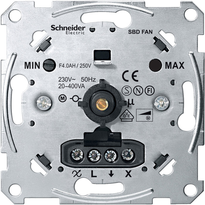 MTN5143-0000 Dimmer for motor, 2.7 A - 25 W, Merten