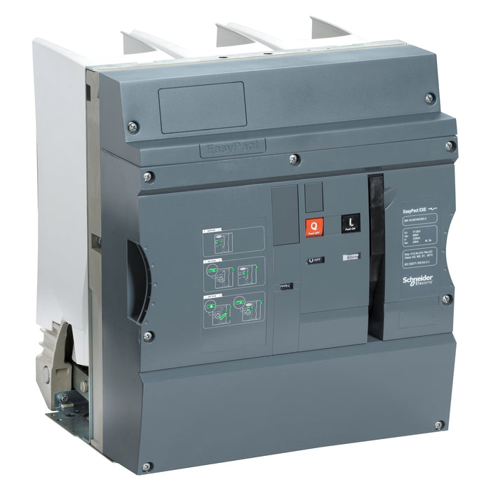 EXE172008B1B Vacuum circuit breaker, EasyPact EXE, basic function, 17.5kV, 95kVp, 20kA, 3s, 800A, 185mm, IEC