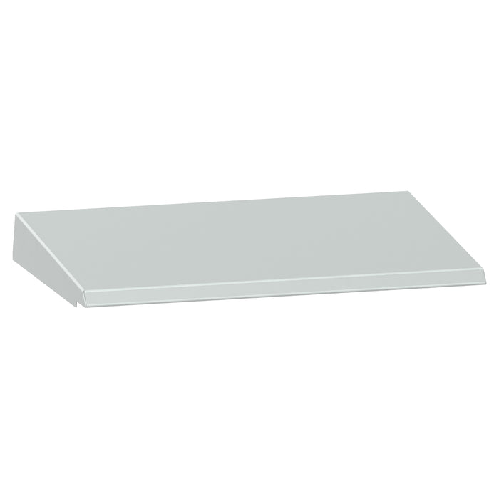 NSYSCMX12050 Stainless canopy 304L for Spacial SM, Scotch Brite® finish, for enclosures W1200xD500 mm