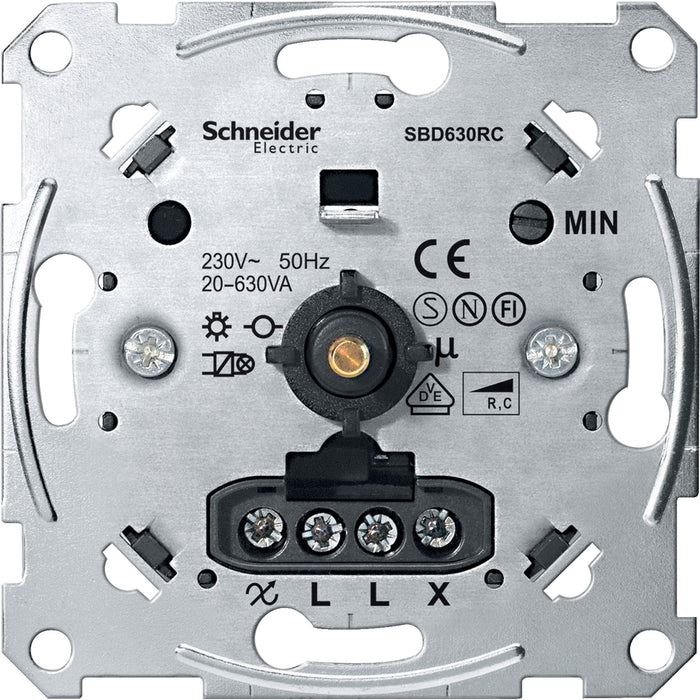 MTN5137-0000 Rotary dimmer, Merten,  insert for capacitive load, 20-630 W