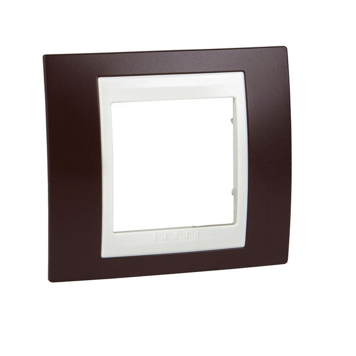 MGU6.002.572 Unica Plus - cover frame - 1 gang - garnet/ivory