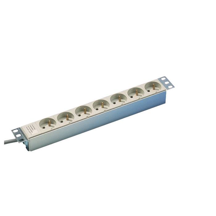 NSYAPU19F7FA Actassi - 1U power distribution rail - 7 sockets+filter 19P UTE