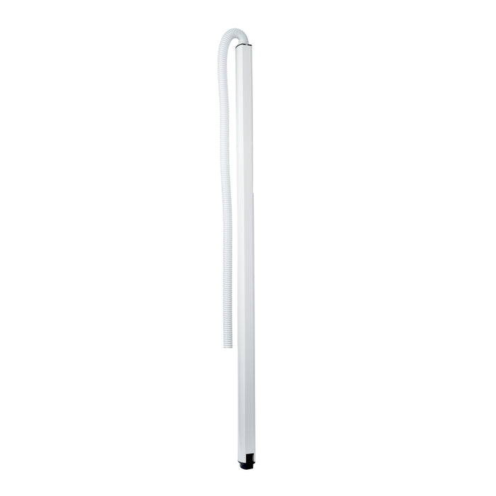 ISM20119P OptiLine 45 - pole - free-standing - two-sided - polar white - 2900 mm