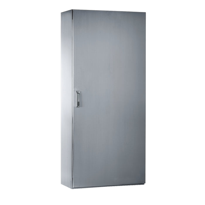 NSYSMX16840 SMX 304L stainless monobloc enclosure, H1600xW800xD400mm, Scotch Brite® finish.