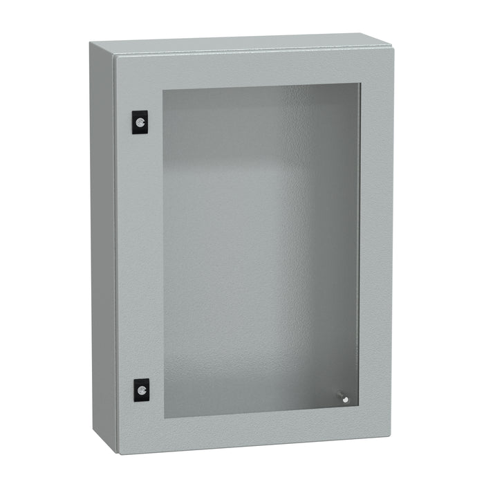 NSYCRN75200T Spacial CRN tspt door w/o mount.plate. H700xW500xD200 IP66 IK08 RAL7035..